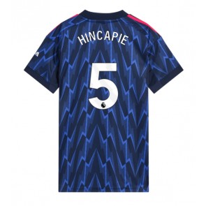 Arsenal Piero Hincapie #5 Dámské Venkovní Dres 2025-26 Krátký Rukáv Arsenal Piero Hincapie #5 Dámské Venkovní Dres 2025-26 Krátký Rukáv